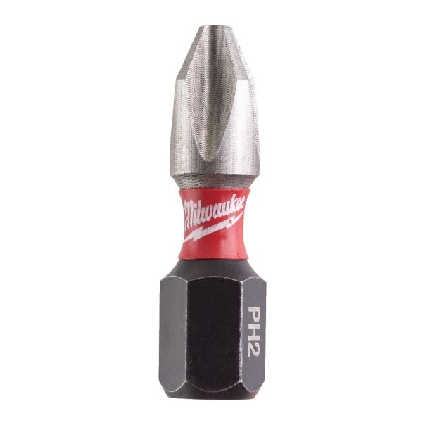 MILWAUKEE Udarni bitovi PH SHOCKWAVE ojačani 1/4