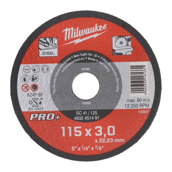 MILWAUKEE Tanka rezna ploča za metal PRO+ 230 x 1.9 x 22.2 mm - 4932451490
