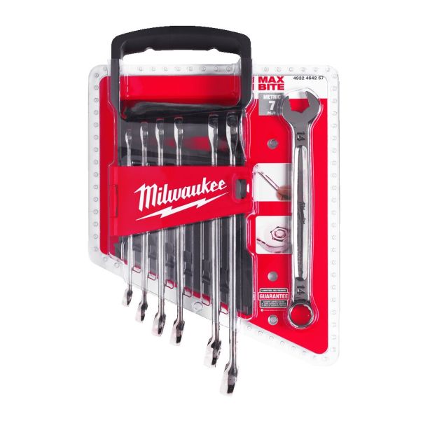 MILWAUKEE Kombinovani ključevi MAX BITE set 7/1 8 - 17 mm - 4932464257