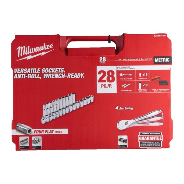 MILWAUKEE Kombinovani ključevi MAX BITE set 7/1 8 - 17 mm - 4932464257