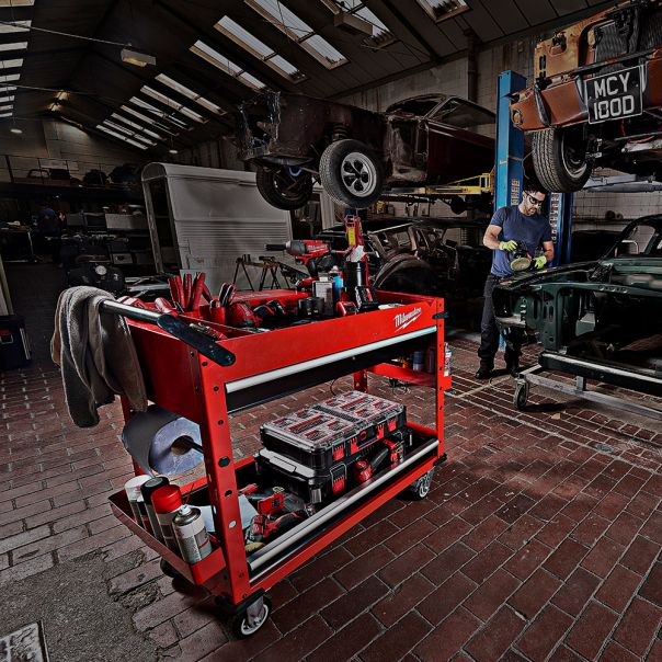 MILWAUKEE Čelična radionička kolica sa fiokom - SWC40-1 - 4932478856