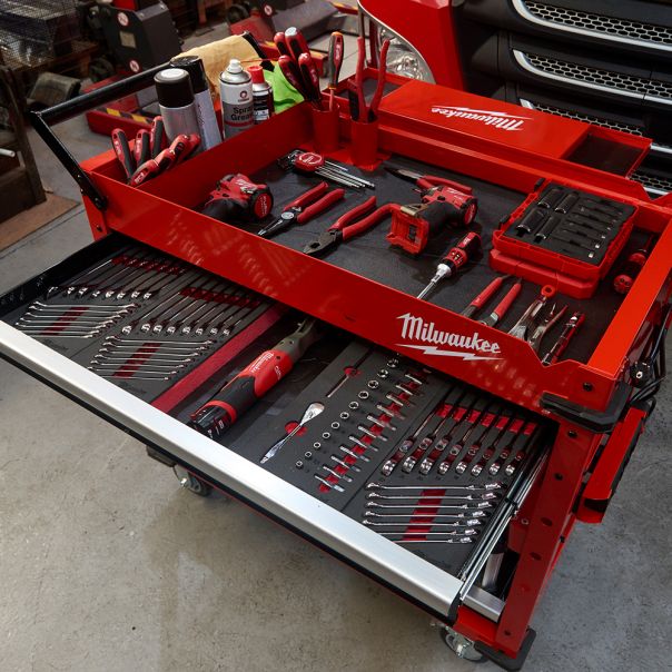 MILWAUKEE Čelična radionička kolica sa fiokom - SWC40-1 - 4932478856