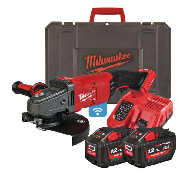 MILWAUKEE Aku. brusilica 230mm 18V 2x12Ah ONE KEY - M18ONEFLAG230XPDB-122C - 4933478783