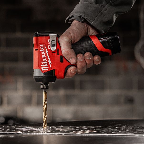 MILWAUKEE Aku. udarni odvijač  1/4” 12V 2x2Ah - M12FID2-202X - 4933479877