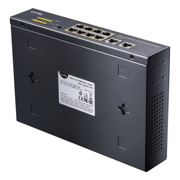 CUDY PoE+ Switch FS1010P 8-Port 10/100M, 4KV metalno kućište (Alt.PFS3009-8ET-96) - 137171
