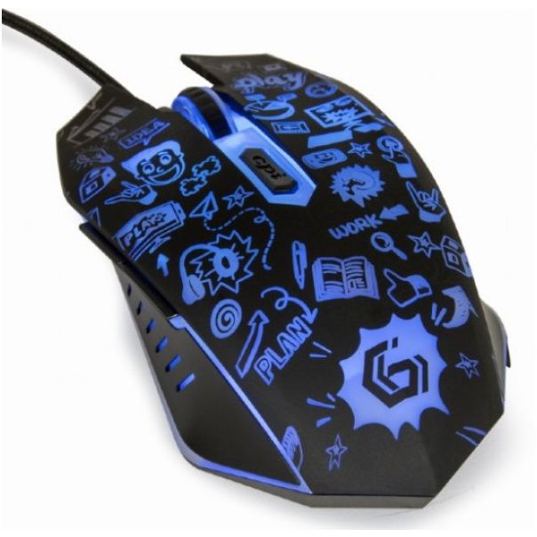 GEMBIRD MUS-6B-GRAFIX-01 LED Opticki mis 1200-3600Dpi - 43018