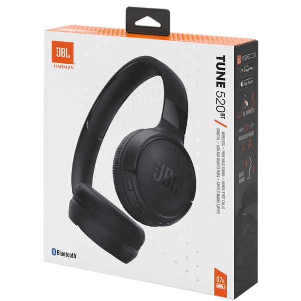 JBL Bežične slušalice TUNE 520BT, crna - 175937