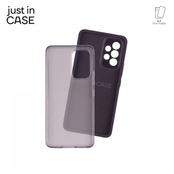 JUST IN CASE 2u1 Extra case MIX paket crni za A53 5G - MIX208BK