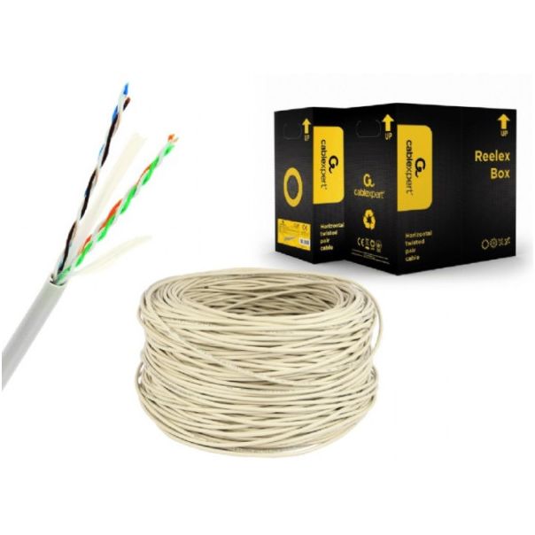 GEMBIRD UPC-6004SE-L UTP cat.6 Indoor licnasti CCA, ECA, kotur 305m - 40171