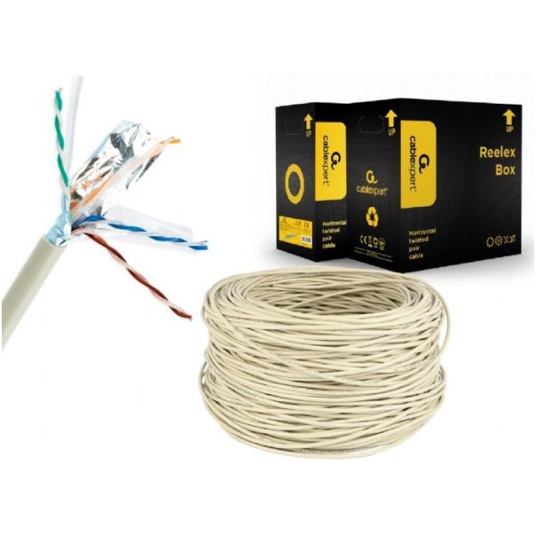 GEMBIRD FPC-6004-SO FTP cat.6 Indoor solid Cu - Bakarni 305m - 2264-1