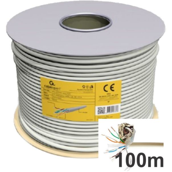 GEMBIRD FPC-6004-L/100 FTP cat.6 Indoor licnasti CCA kotur 100m - 2347-1