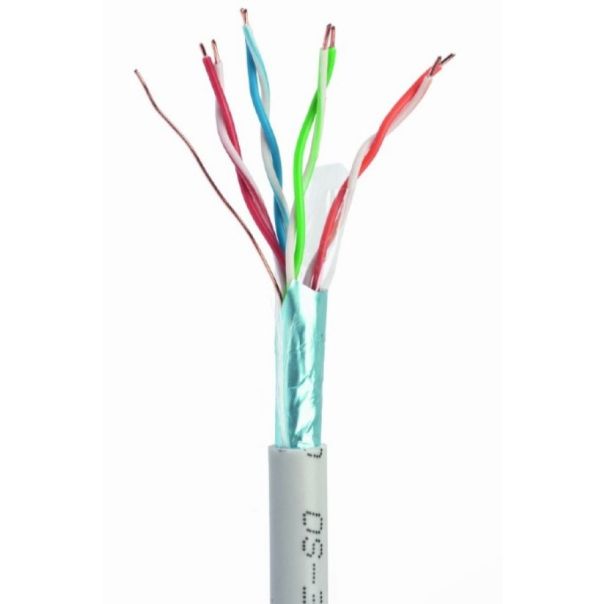 GEMBIRD FPC-5004E-SO/100C * FTP cat.5E Indoor solid Cu kotur 100m (3229) - 2200