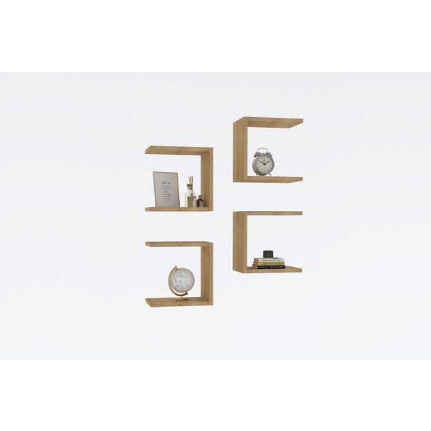 HANAH HOME Zidna polica Base, krem - 495SSE1105