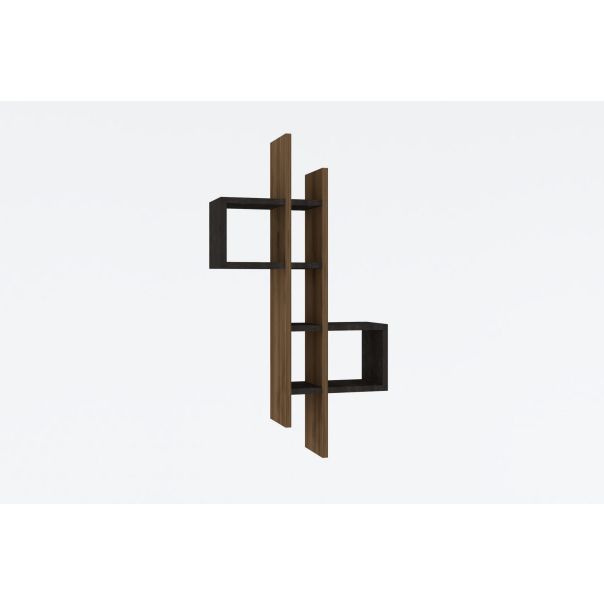 HANAH HOME Zidna polica Emse, braon/antracit - 495SSE1110