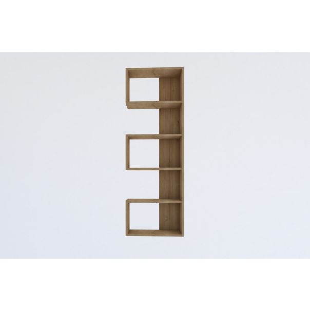 HANAH HOME Polica za knjige Nebu, svetlobraon - 495SSE1121