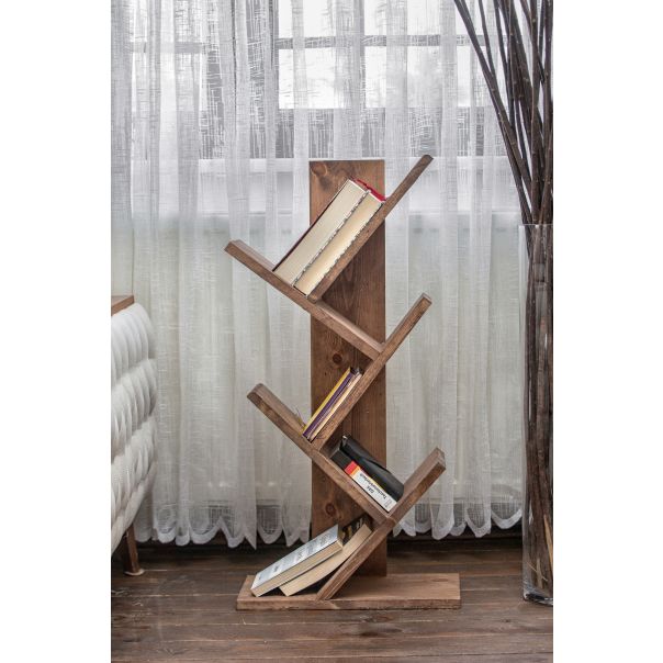 HANAH HOME Polica za knjige Cemo, braon - 495SSE1131