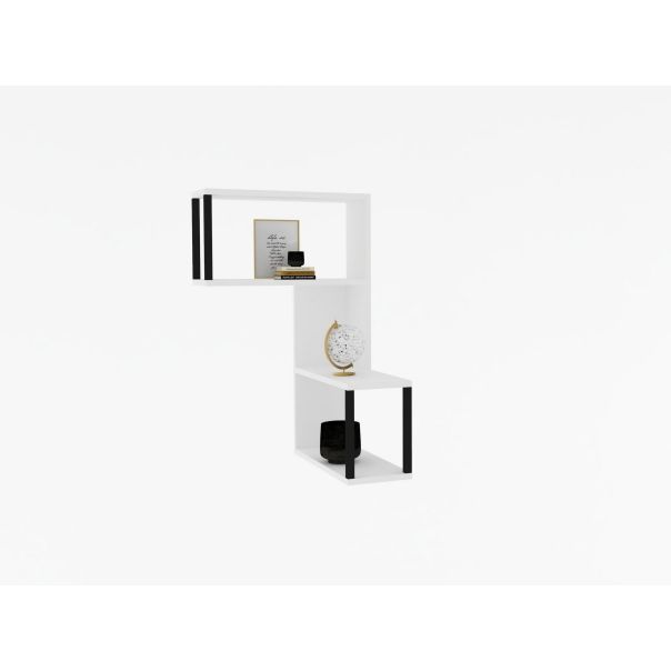 HANAH HOME Zidna polica Lecco, bela - 495SSE1150