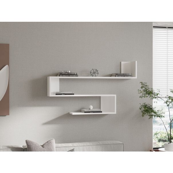 HANAH HOME Zidna polica Penne, bela - 495SSE1191