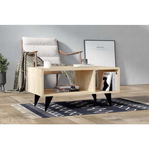 HANAH HOME Klub sto Clara, svetlobraon - 495SSE1317