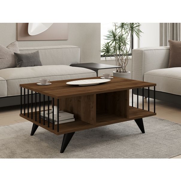 HANAH HOME Klub sto Bert, braon - 495SSE1325