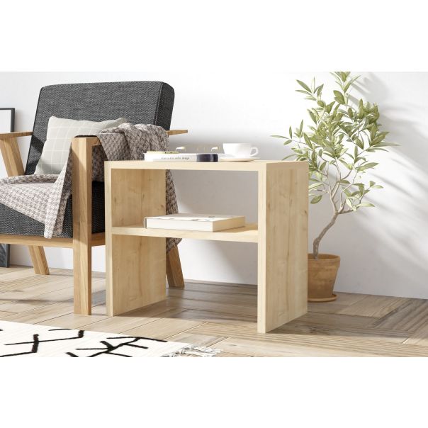 HANAH HOME Pomoćni stočić Morse, svetlobraon - 495SSE2307