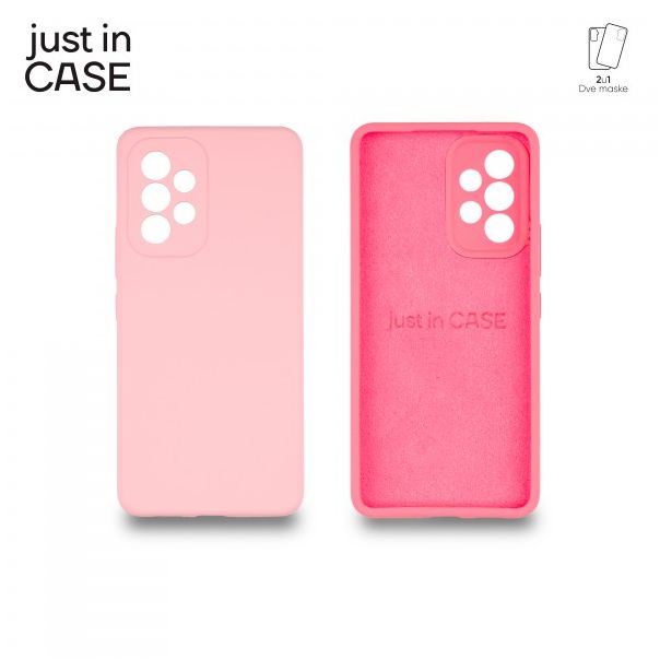 JUST IN CASE 2u1 Extra case MIX PLUS pink paket za A53 5G - MIXPL208PK
