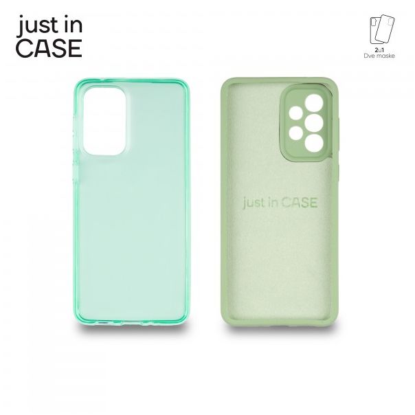 JUST IN CASE Maska 2u1 Extra case MIX za Samsung A33 5G, zelena - MIX209GN