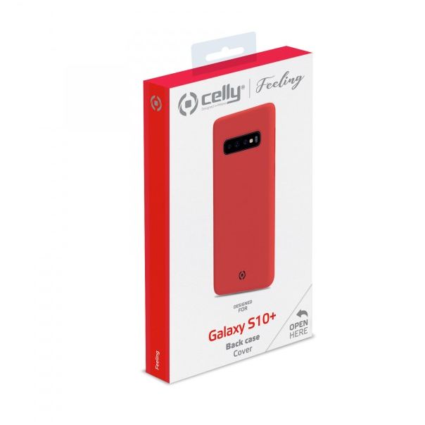 CELLY Futrola FEELING  za Samsung S10 +, crvena - FEELING891RD
