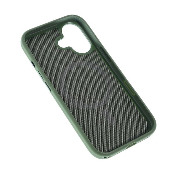 Maska za iPhone 16 6.1 zelena Magsafe TechWoven - EP3195792