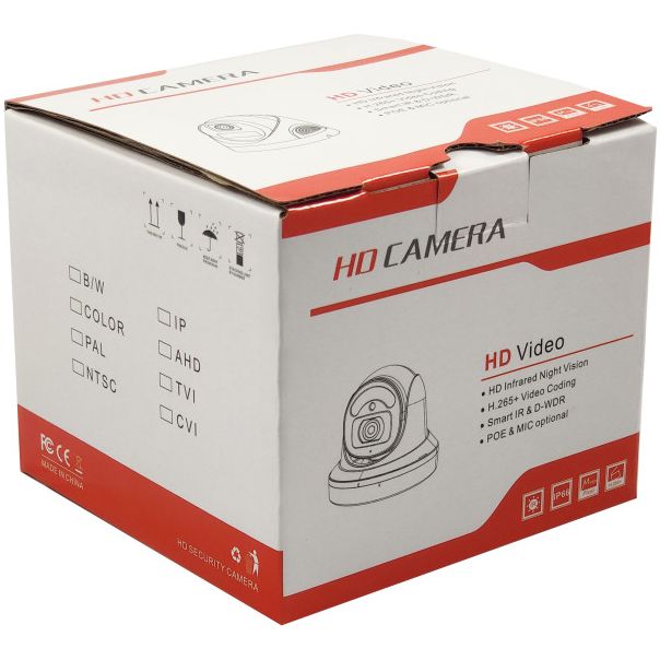 GEMBIRD Kamera CAM-AHD5MP-DHM20W GMB DOME 5MP - 43072