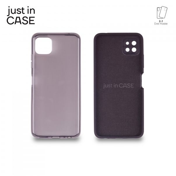 JUST IN CASE 2u1 Extra case MIX za A22 4G, crna/providna - MIX211BK