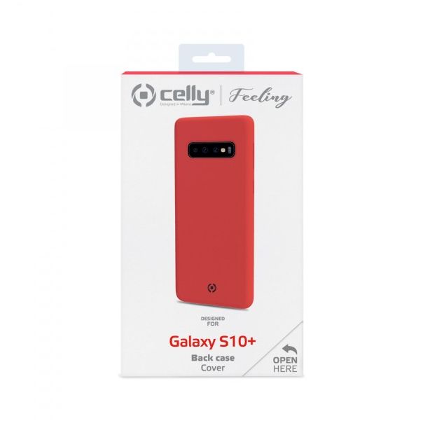CELLY Futrola FEELING  za Samsung S10 +, crvena - FEELING891RD