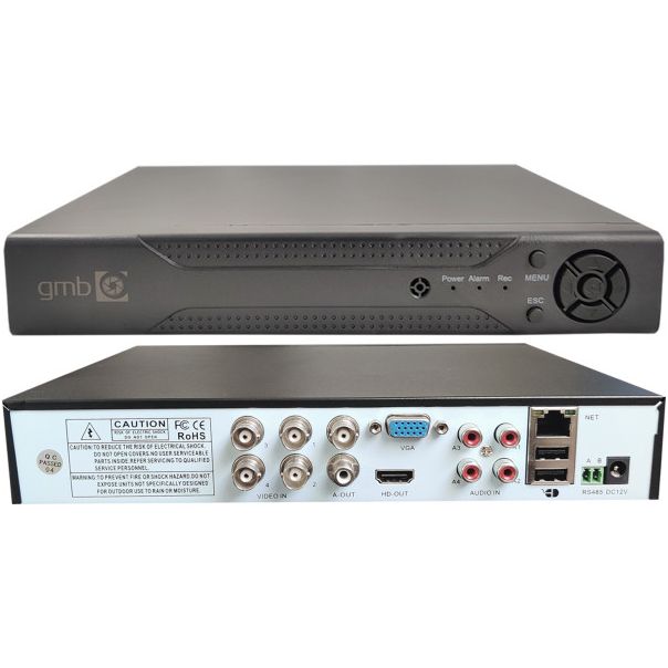 GEMBIRD Kamera SET CAM-AHD2MP-KITXM4W GMB 2MP, 4 analogne kamere FULL COLOR app xmeye - 43081