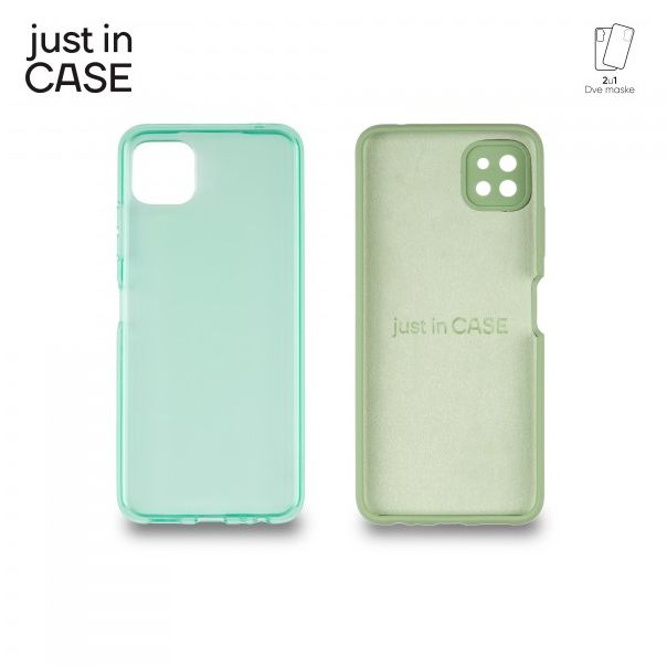 JUST IN CASE 2u1 Extra case MIX za SAMSUNG A22 5G, mint/providna - MIX211GN