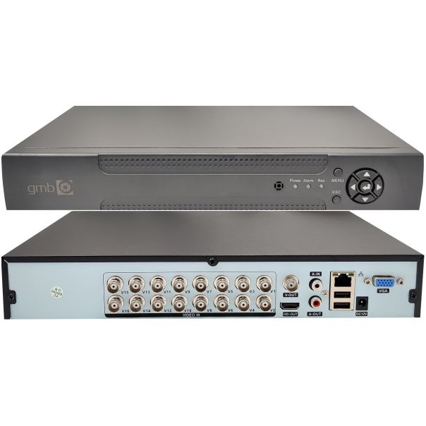 GEMBIRD Video snimač XVR-2116RS-N GMB 16 kanala do 5MP Pentabird 5 IN 1 - 43089