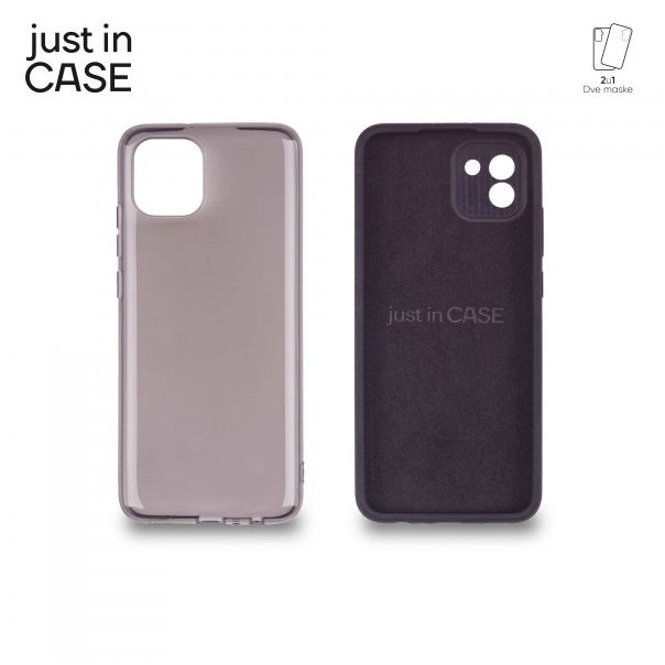 JUST IN CASE 2u1 Extra case MIX paket crni za A03 166mm - MIX212BK
