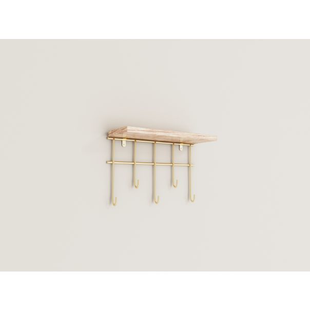 HANAH HOME Zidna polica, braon - 498HFT1103