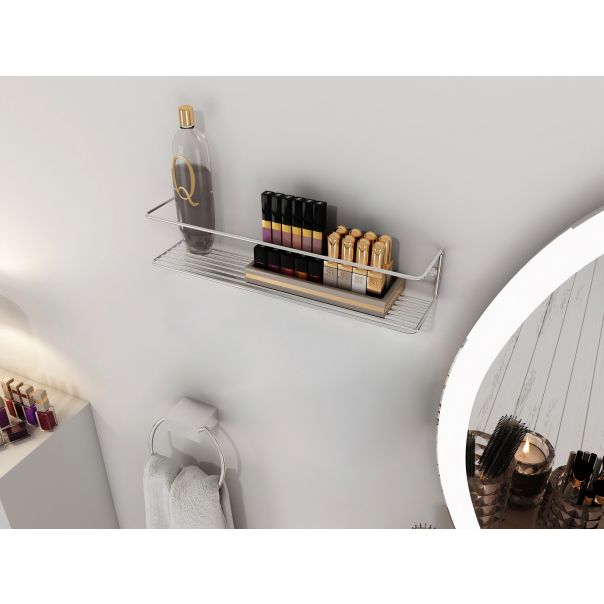 HANAH HOME Zidna polica Banyo, zlatna - 498HFT1106