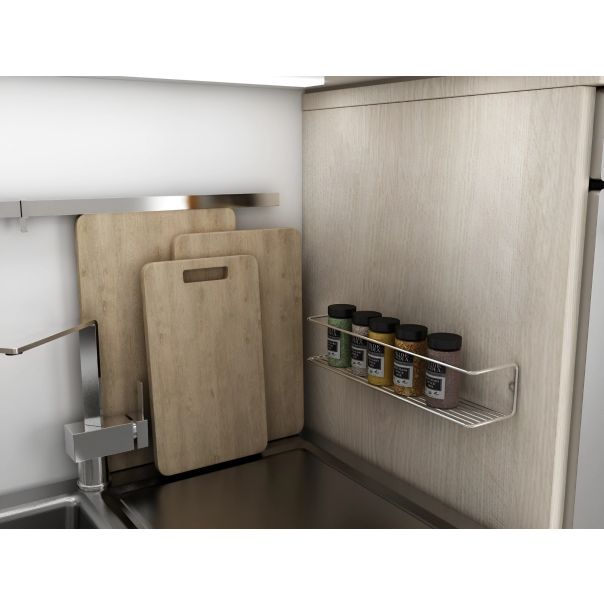 HANAH HOME Zidna polica Banyo, zlatna - 498HFT1106