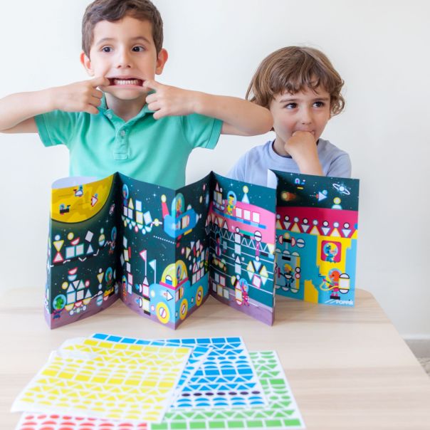 POPPIK Panorama od nalepnica: Svemir - MAT006