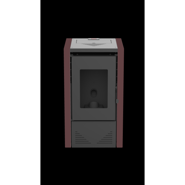MARELI Kamin na pelet JADE 6 air (6kW) bordo - EP3020600