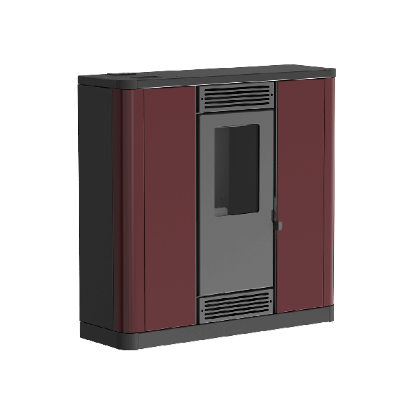 MARELI Kamin na pelet AURORA SLIM 10 air (10kW) bordo - EP3020612