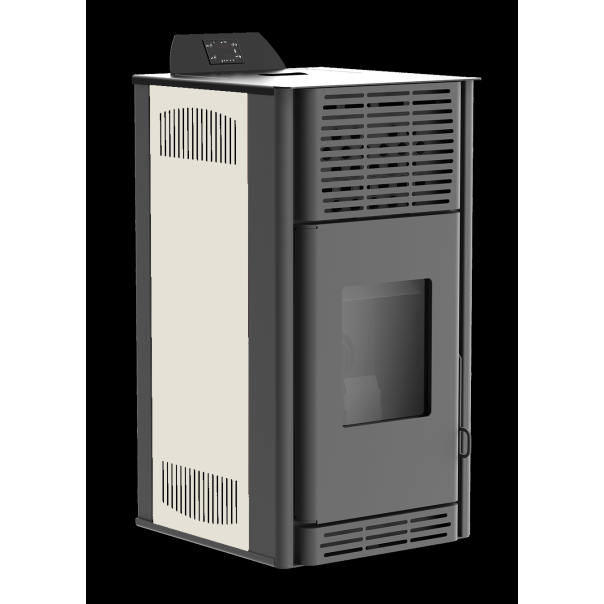 MARELI Kamin na pelet PS 12 air (12kW) krem - EP3020621