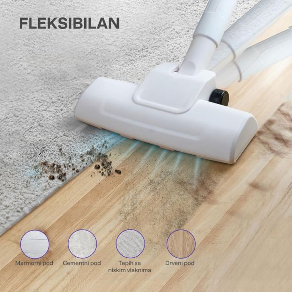 Bežični usisivač Homemate 120 W 600ml 7.4 V DC  7500pa - 0990-1