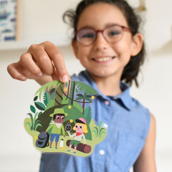 POPPIK Edukativni poster s nalepnicama Mini otkrića: Zelena boja - MIN009