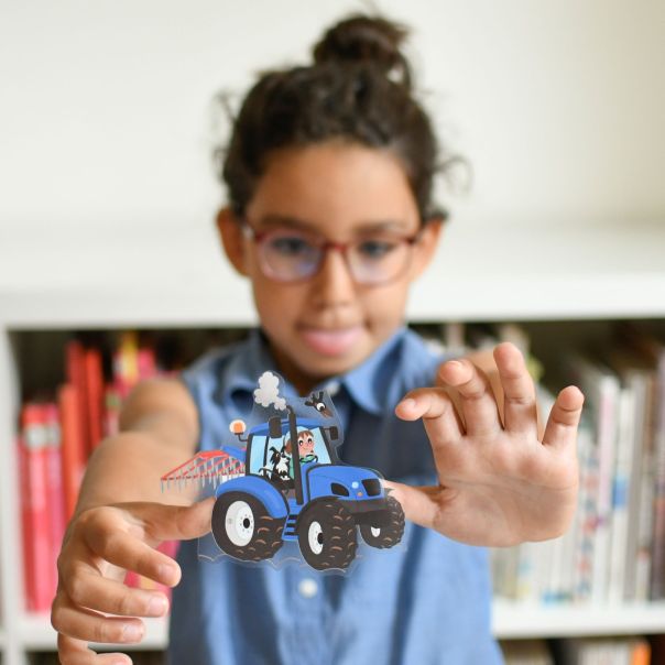 Edukativni poster s nalepnicama Mini otkrića: Farma - MIN004