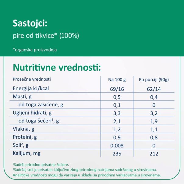 Fleur Alpine organski pire sa tikvicom 4+, 90gr - 000398