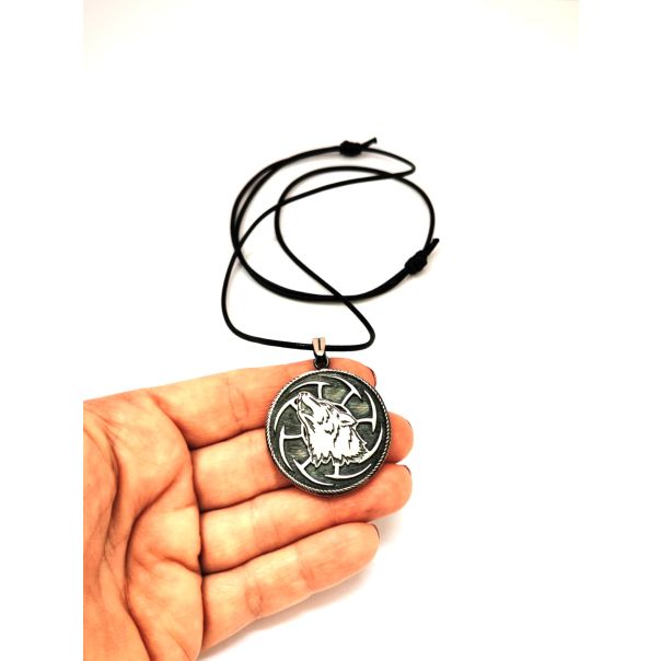 ROD - Medaljon od sterling srebra VUK - ROD000045