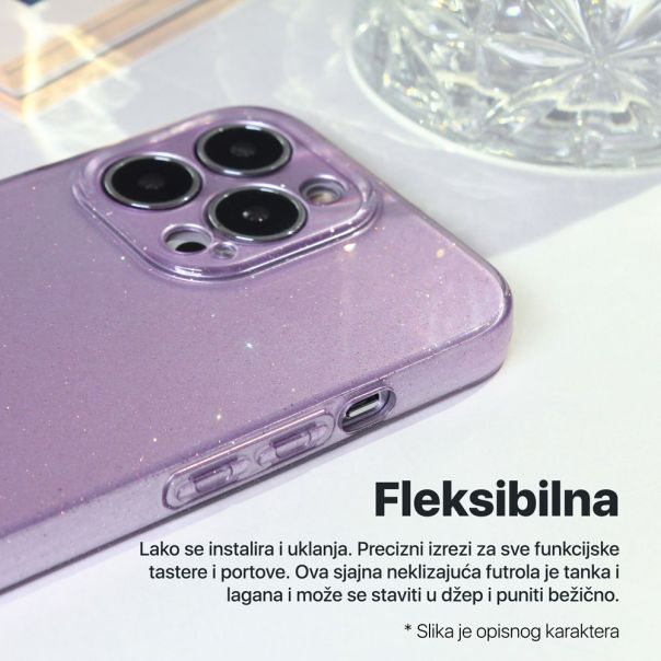 Maska za Xiaomi Redmi A7 Pro EU transparent Sparkle Dust - EP3107097