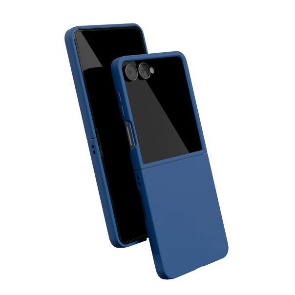 Maska za Samsung F761B Galaxy Z Flip 8 plava Elegant Fold - EP3188249